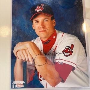 Signed and Authenticated Travis Fryman 8 x 10 Photograph